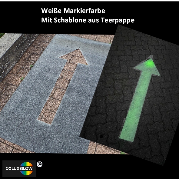 White marking paint for parking lot